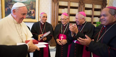 Papa recibe obispos dominicanos