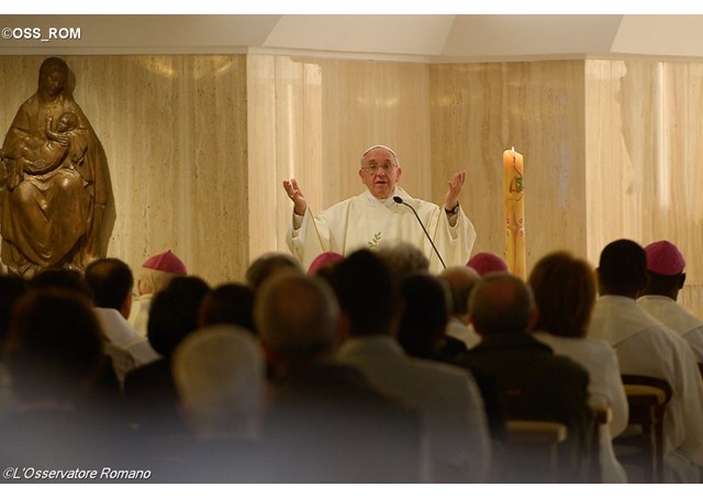 El Papa pidió en su homilía la gracia de la unidad luchando contra el espíritu del mundo